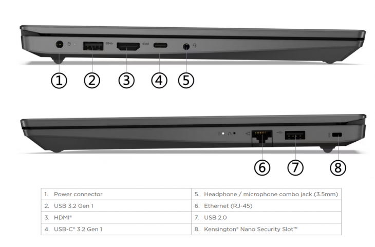 LENOVO V15 G4 15.6 FHD Core i3 8GB 512GB SSD Free Dos